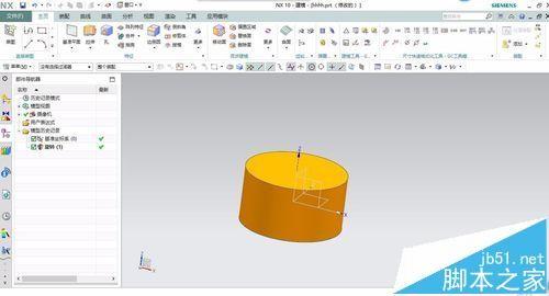 ug怎么画圆柱体ug制作圆形立体柱的教程