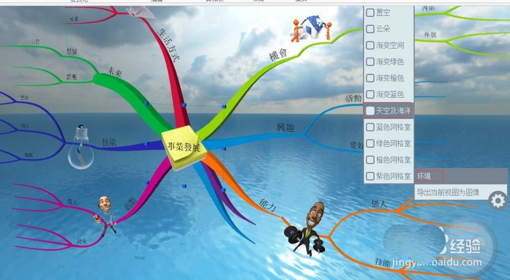 imindmap思维导图怎么制作3d视图