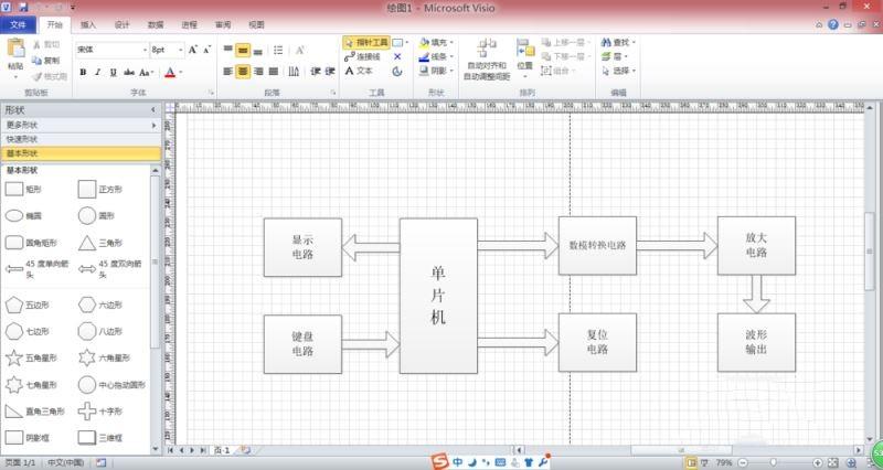 科技教程使用visio软件绘制系统框图及流程图的方法