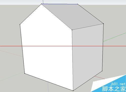 SketchUp绘图软件怎么绘制3D小房子?