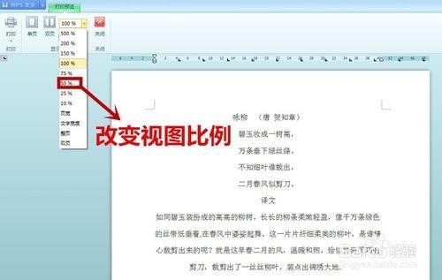 怎么打开wps的打印视图