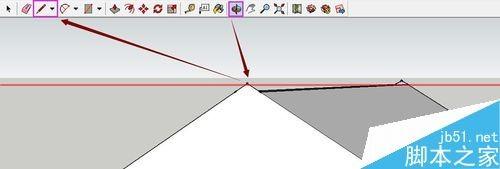 SketchUp绘图软件怎么绘制3D小房子?