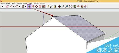 SketchUp绘图软件怎么绘制3D小房子?