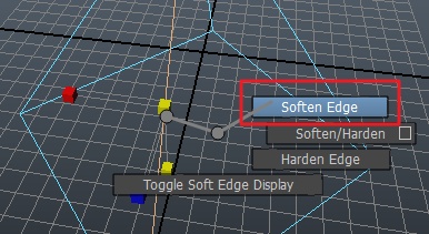 同时按住shift和右键选择"soften/harden edge"soften edge"