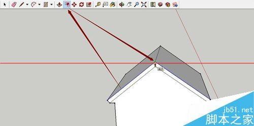 SketchUp绘图软件怎么绘制3D小房子?