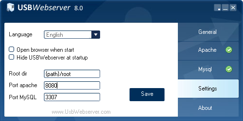 使用USBWebserver在本机快速建立php运行测试环境的教程