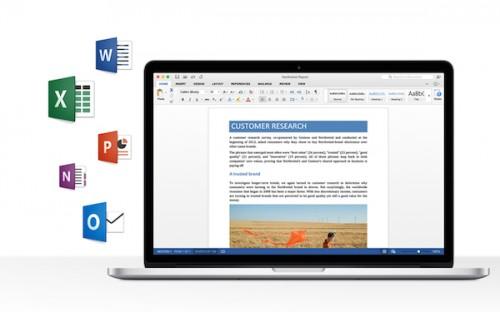微软发布Office 2016 for mac预览版