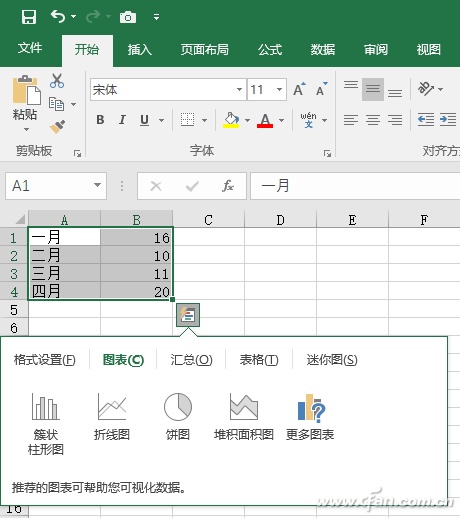 Excel 2016图表美化4个技巧