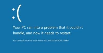 Win8系统HAL_INITIALIZATION_FAILED错误的原因和解决办法