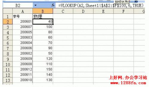 Excel中VLOOKUP函数的应用方法及vlookup函数实例的下载