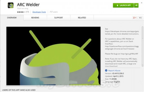 Chrome浏览器可以运行Android应用
