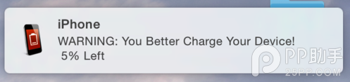 教你在Mac上显示并提醒iPhone手机的电池电量
