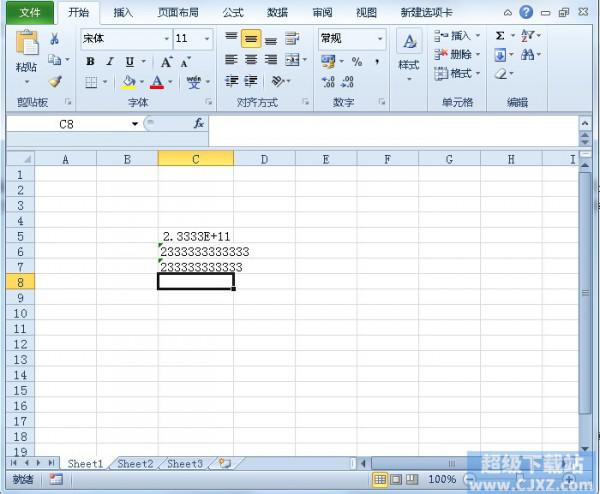 Excel2010表格数字变科学计数法怎么办?