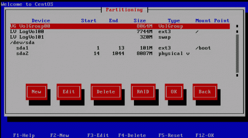 IBM-T20 最小化安装服务器CentOS 5.0过程