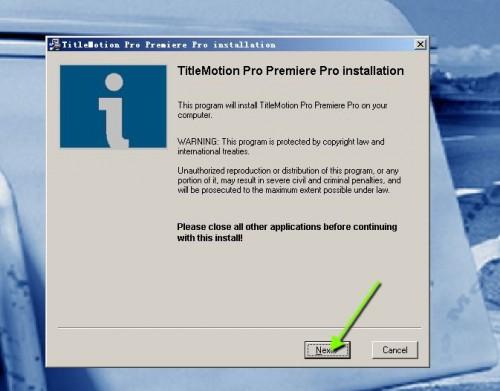 TitleMotion Pro安装在Premiere PRO 2.0图文教程