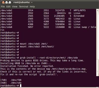 Ubuntu系统Grub出现故障怎么办?