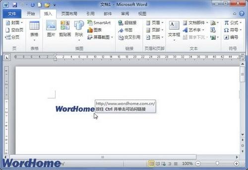 word >  正文word2010文档中的超链接不仅可以是文字形式,还可以是