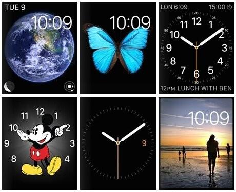 蘋果智能手錶applewatch所有錶盤風格及款式應用圖賞