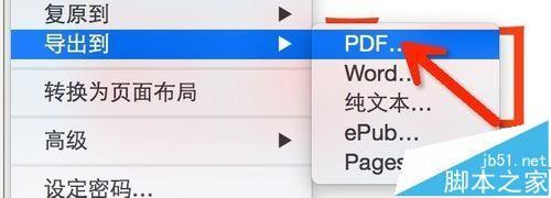 pages怎么将文件转换为PDF文件?