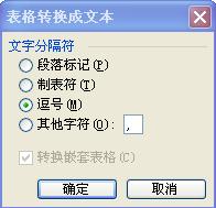 怎么将Word中文字转换成表格?