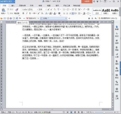 wps excel不能撤销了