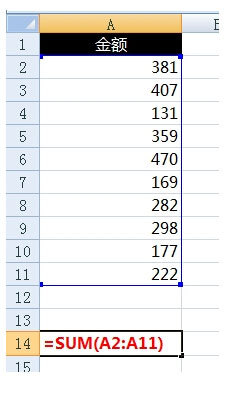 Excel表格中新插入行后如何在数据的最底部动态求和