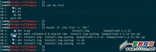 linux批量管理推送工具mussh和pssh介绍
