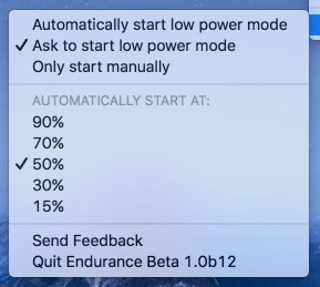 Mac 也可开启低电量模式提升续航啦