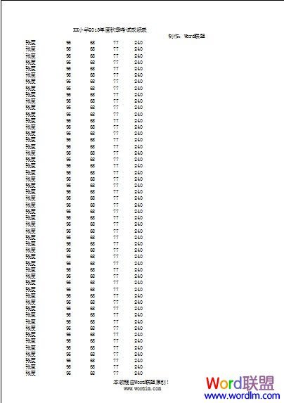 Excel2013表格中如何打印固定的表头和表尾?
