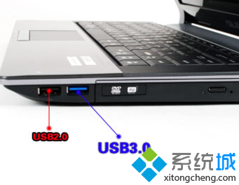 笔记本电脑如何区分USB2.0和USB3.0接口