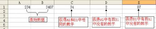 Excel表格中vba宏按条件拆分两个单元格中的数字