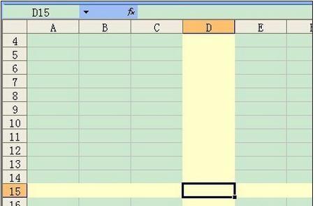 Excel中的单元格如何选中后变为高亮