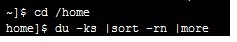 linux/aix怎么用命令查看某个目录下子目录占用空间的大小?