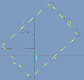 ProE草图怎么画正矩形斜矩形和平行四边形?