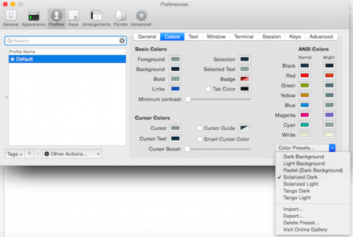 Mac OS下的命令行强化工具iTerm使用简介
