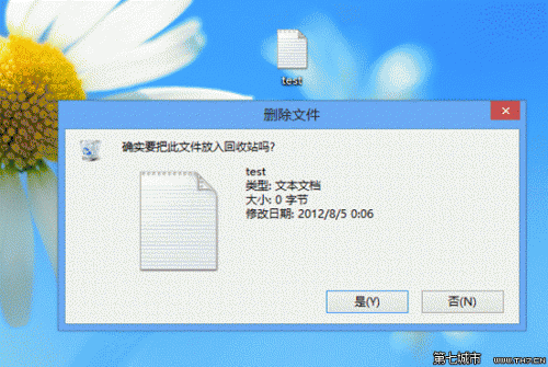 Windows8系统开启删除确认对话框的方法