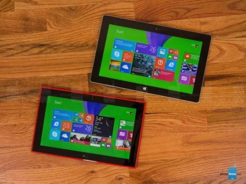 诺基亚Lumia 2520对比微软Surface 2
