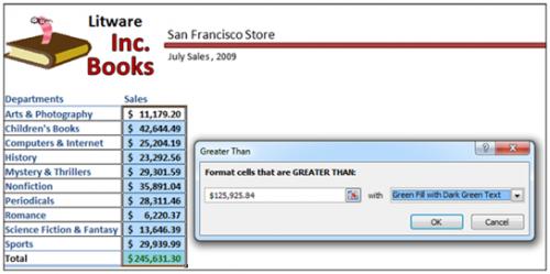 Excel 2010 中条件格式新增功能图文介绍