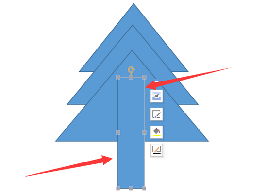 WPS怎么画松树? wps画松树的两种方法
