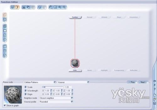 Vue 5 Esprit 函数噪声节点细胞样式