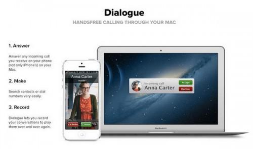 Mac系统中如何通过Dialogue进行iPhone电话录音