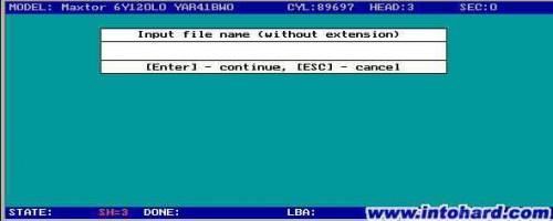 PC3000 DOS版 迈拓硬盘ROM的备份/刷写