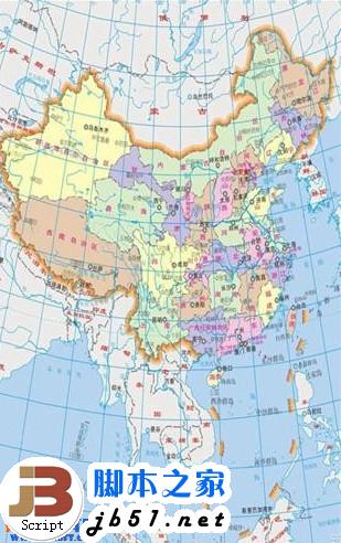 大幅面全开中国竖版地图--高清中国竖版地图下载地址