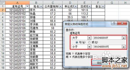 Excel字数筛选某一列