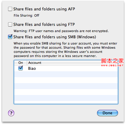 苹果Mac与Windows局域网设置共享文件夹并互相访问