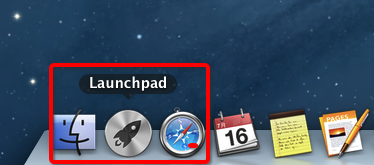 Mac OS系统Dock上的Launchpad图标消失找回方法步骤