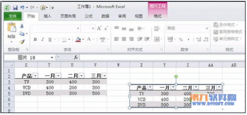 怎样快速将Excel单元格变成图片