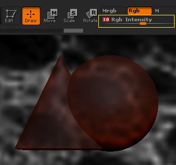 ZBrush中如何让模型半透明显示