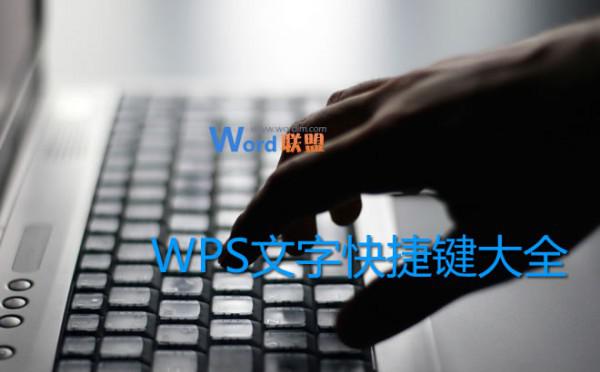 WPS文字常用快捷键大全
