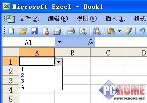 自定义Excel下拉菜单